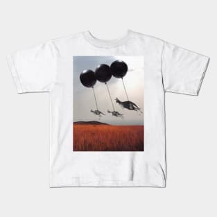 Black Balloons Kids T-Shirt